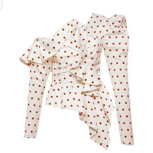 Self Portrait Inspired Polka Dot Top